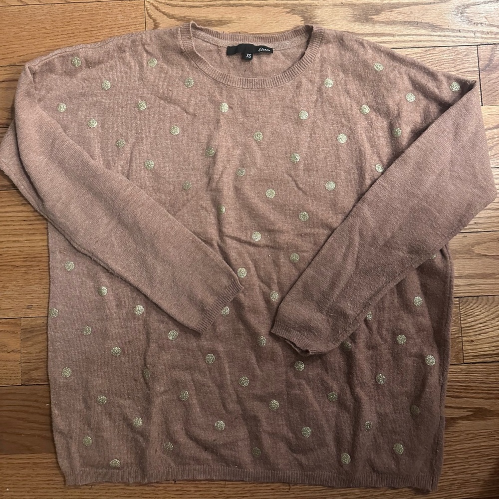 Women’s Tan Sweater, Bought in Paris